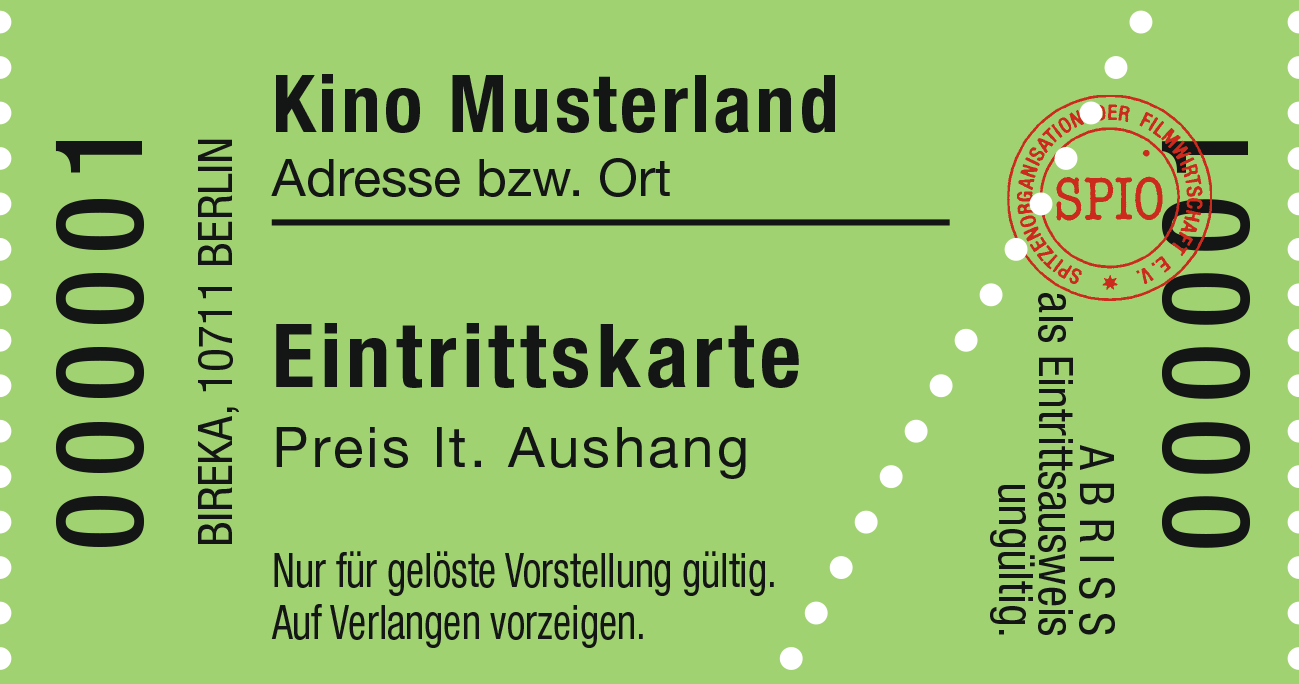 Eintrittskarte